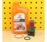 Rieju 125 Marathon 09-21 Oelwechselset Olio Filtro Repsol Moto Off Road 10w40