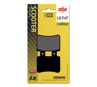 PASTIGLIE FRENO SBS 167 HF PEUGEOT SATELIS RS EX. PRE. E URBAN 4T-4V-IE 125