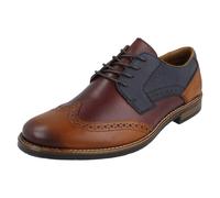 Rieker 13528 Scarpe Uomo In Pelle Allacciate Smart Casual Multi 90