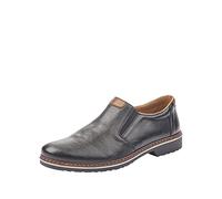 Rieker 16563 - Mocassini Uomo, Nero (Schwarz/Mogano), 43 EU