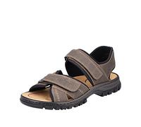 Rieker 25051, Sandali a punta chiusa Uomo, Braun Tabak Schwarz 27, 47 EU