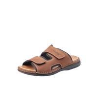 Rieker 25559 - Ciabatte Uomo, Marrone (Marrone/Schwarz), 43 EU