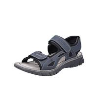 Rieker 26761 Uomo Sandali a Punta Chiusa, Blu (Navy/Black/Black 14), 42 EU