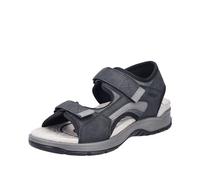 Rieker 26952, Sandali da Trekking Uomo, Nero, 42 EU
