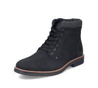 Rieker Uomo Stivaletti 33640, Uomini Stivaletti Allacciati,Stivali Corti,Stivali con Lacci,Boots,Chukka Boots,Nero (Schwarz / 01),45 EU / 10.5 UK