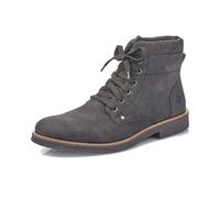 Rieker Uomo Stivaletti 33640, Uomini Stivaletti Allacciati,Stivali Corti,Stivali con Lacci,Boots,Chukka Boots,Nero (Schwarz / 01),43 EU / 9 UK