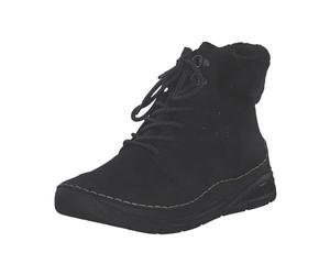 Rieker 44555-60 Stivali stringati sintetici da donna in beige, Nero, 41 EU