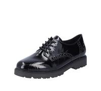 Rieker 45502, con Lacci Donna, Nero, 40 EU