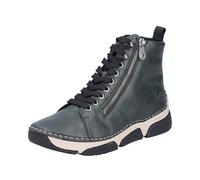 Rieker 45920, Stivali Stringati Donna, Verde, 41 EU