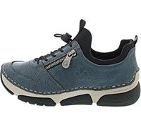 Rieker 45951, Mocassino Donna, Blu, 36 EU