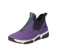 Rieker 45953, Stivali Corti Donna, Colore: Rosa, 38 EU