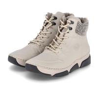Rieker 45955, Stivali Stringati Donna, Beige, 41 EU