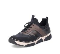 Rieker 45961, Mocassino Donna, Nero Combi 00, 38 EU