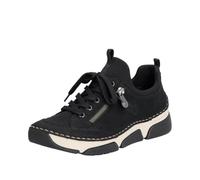 Rieker 45973 - Mocassino, Schwarz,