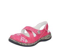 Rieker 46377, Scarpe Basse Donna, Rosa, 37 EU