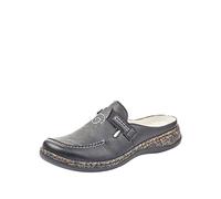 Rieker 46393, Zoccoli Donna, Nero, 36 EU