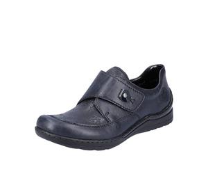 Rieker 48951, Mocassino Donna, Blu, 41 EU
