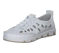 Rieker 49956, Mocassino Donna, Bianco, 39 EU