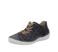 Rieker 52518, Scarpe Stringate Donna, Blu, 40 EU