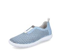 Rieker 52866, Mocassino Donna, Blu 10, 40 EU