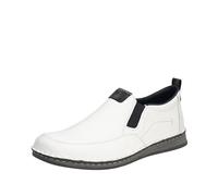 Rieker 5450, Mocassino Uomo, Bianco, 44 EU Larga