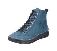 Rieker 55022, Stivali Stringati Donna, Verde, 41 EU