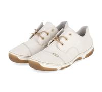 Rieker 55920, Scarpe Stringate Donna, Bianco, 43 EU