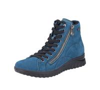 Rieker 59010, Stivali Stringati Donna, Blu, 41 EU