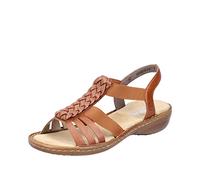 Rieker 60809, Sandali Donna, Marrone, 38 EU