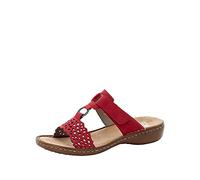 Rieker 608A7, Sandali Donna, Red, 39 EU