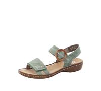 Rieker 608Z3, Sandali Donna, Verde 52, 38 EU