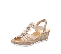 Rieker 619B2 Donna Sandali a Punta Chiusa, Rosso (Rosa 31), 38 EU