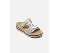 Rieker Sandalo da Donna 62936, Argento Platino, 39 EU