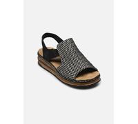Rieker Sandalo nero / offwhite, Taglia 37