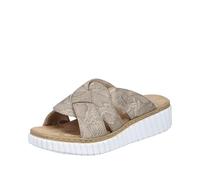 Rieker 63280, Ciabatte Donna, Beige, 41 EU