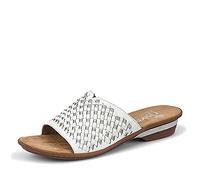 Rieker 63498, Sandali Donna, Bianco Combi, 41 EU