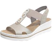 Rieker, 67498, Donna Sandalo Beige, 66 Beige, 40 EU