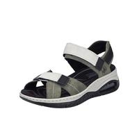 Rieker 67651, Sandali da Trekking Donna, Verde, 36 EU