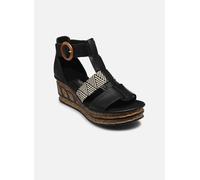 Rieker Sandali Donna 68182, Numero:40 EU, Colore:Nero