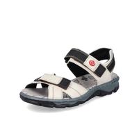 Rieker 68851, Sandali Donna, Bianco, 39 EU