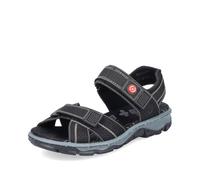 Rieker 68851, Sandali Donna, Nero 02, 39 EU