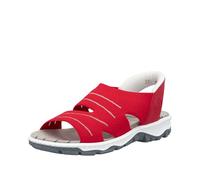 Rieker 68895, Sandali da Trekking Donna, Colore: Rosso, 37 EU
