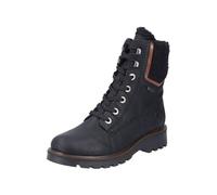Rieker 73230, Stivali Stringati Donna, Nero, 36 EU
