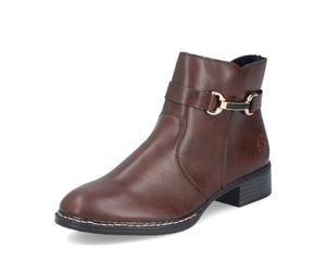 Rieker 73487, Stivaletto Donna, Nero, 36 EU