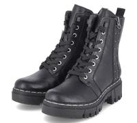 Rieker 74044, Barca da Motociclista Donna, Nero, 42 EU