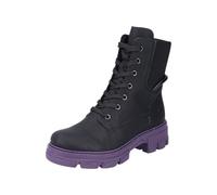 Rieker 74631, Stivali Stringati Donna, Nero, 38 EU