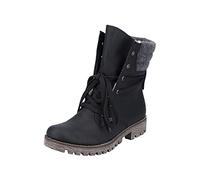 Rieker 78531, Stivali Donna, Nero (Schwarz/Anthrazit), 38 EU