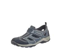 Rieker 8075 - Sneaker Infilare Uomo, Blu (Pazifik/Denim/Schwarz), 44 EU