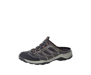 Rieker 8096 - Zoccoli Uomo, Grigio (Schwarz/Rauch/Rauch / 00), 43 EU