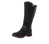 Rieker 94789, Stivali Donna, Black 00, 38 EU